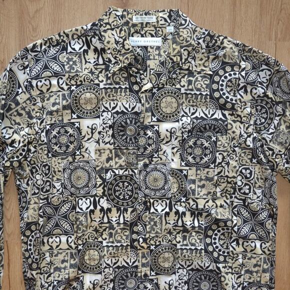 Henry Grethel Button Down Shirt Size L - Picture 2 of 4